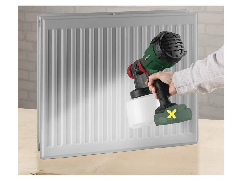 PARKSIDE® Pistolet à peinture sans fil PFSA 20-Li C3. 20 V