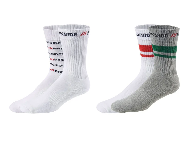 PARKSIDE® Lot de 2 paires de chaussettes de sport homme
