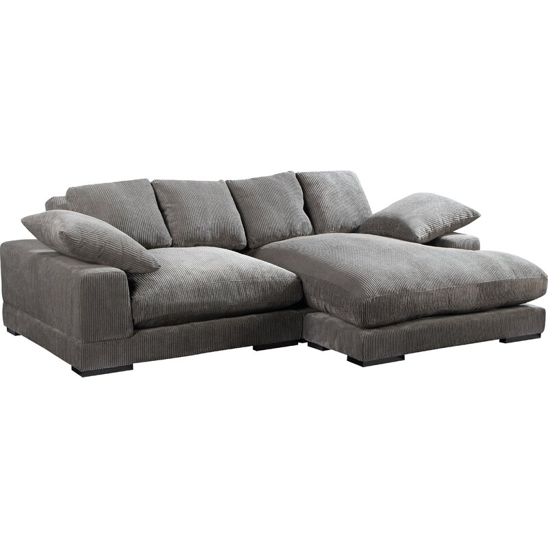 106′′ Wide Reversible Sofa & Chaise
