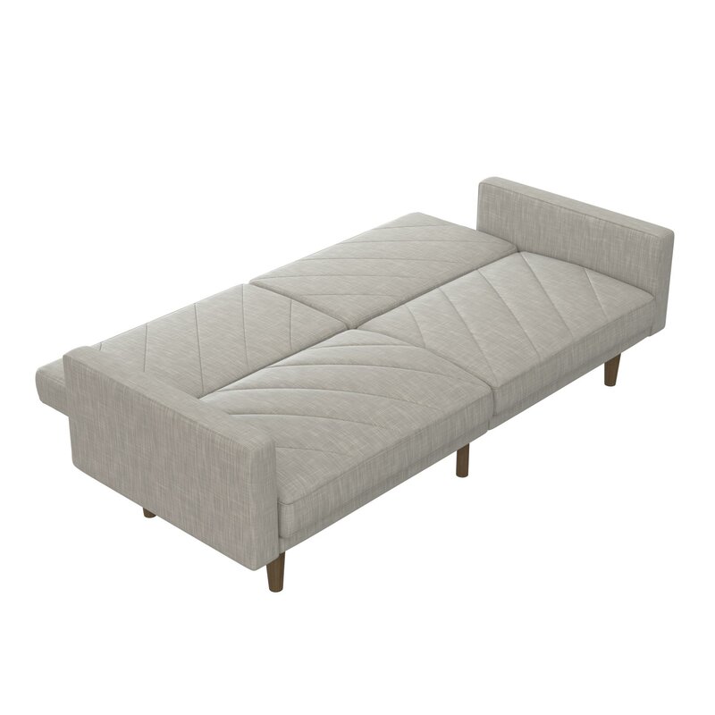 Adria Twin 78.5” Wide Split Back Convertible Sofa