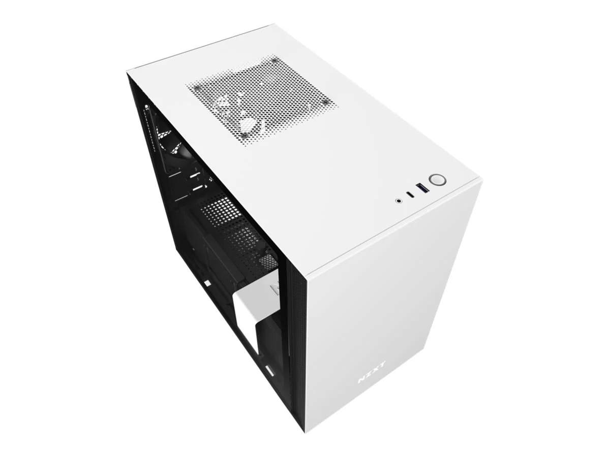 NZXT H-Serie H210 Tower Mini ITX Schwarz Weiß