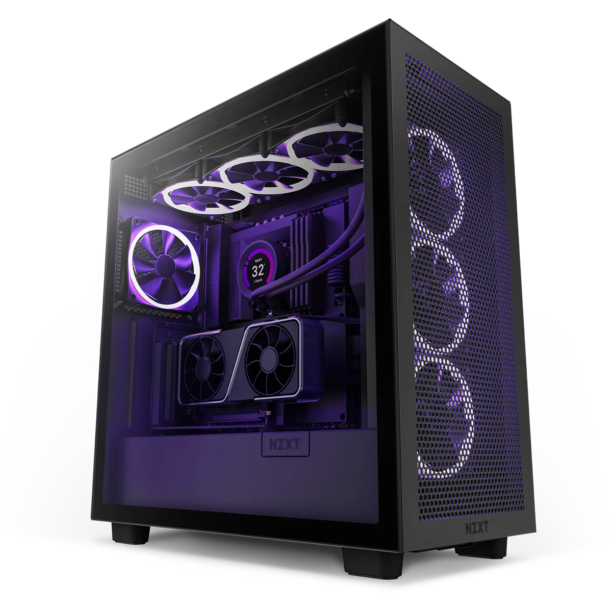 GPU-Halterungsset der NZXT H7-Serie. Schwarz