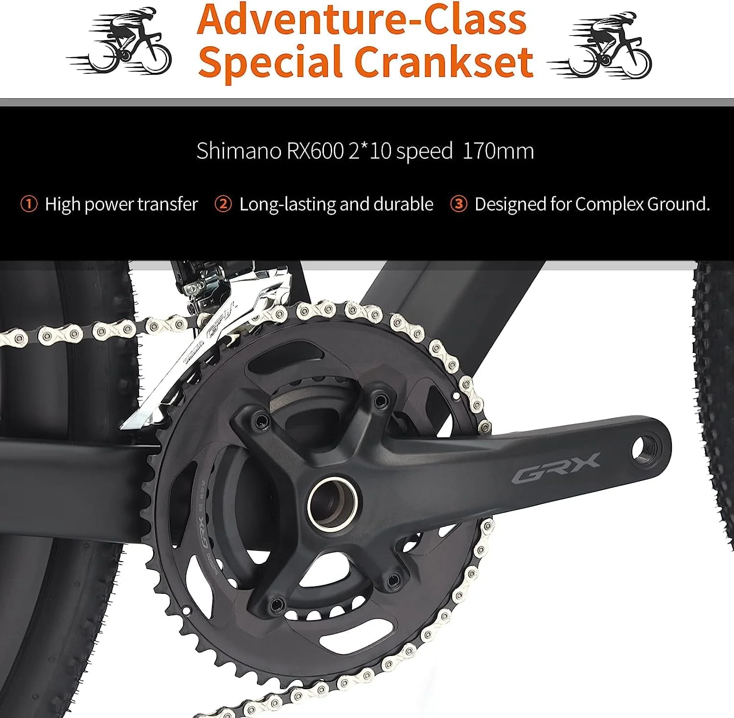 SAVADECK Carbon Gravel Road Bike,T800 Carbon Gravel Dis Brake Bicycle with Professional Adventure Shimano GRX400 20 Speed Groupset and Extra Wide Tires 700CX40C for Various Road.