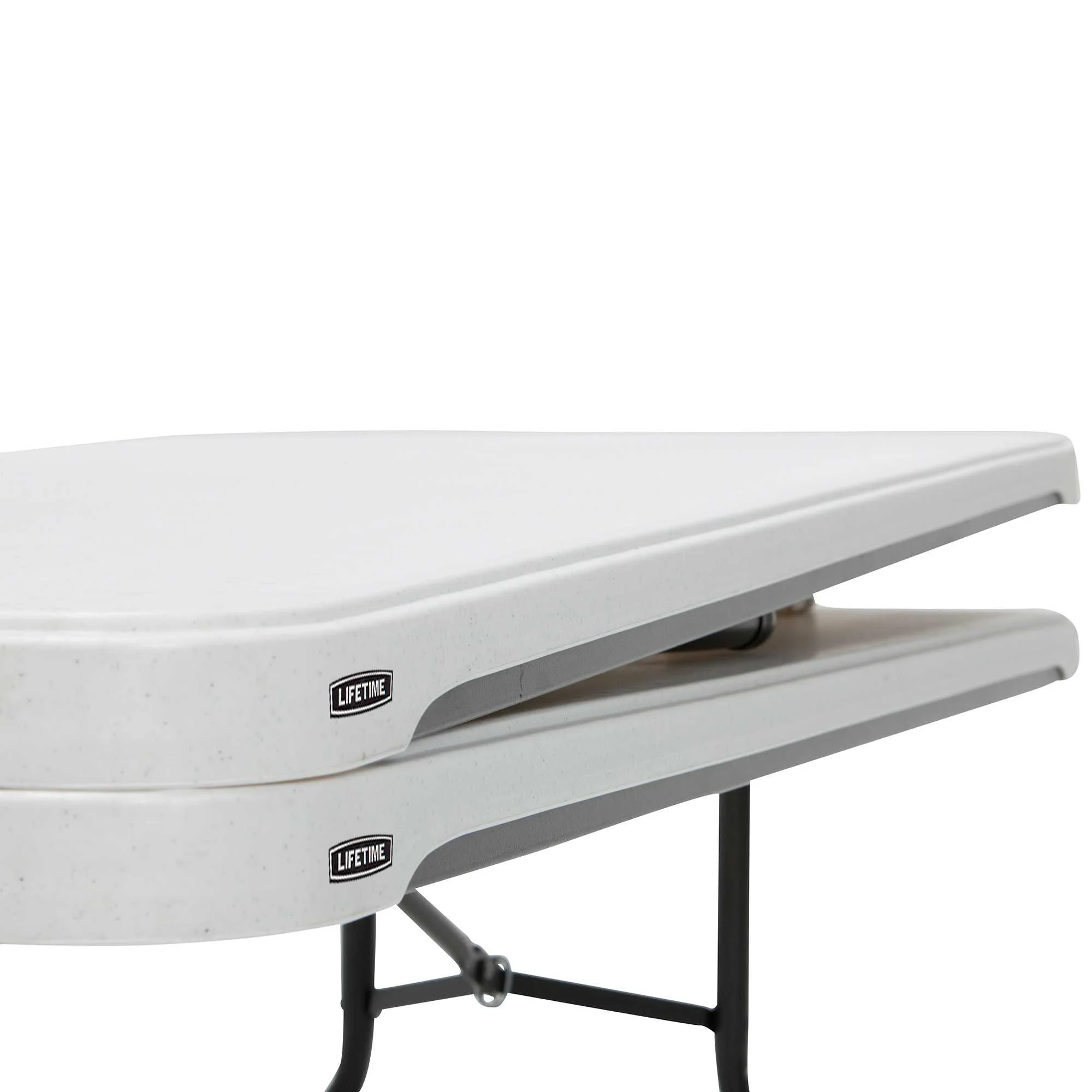 Lifetime 6 Foot Rectangle Folding Table, Indoor/Outdoor Commercial Grade, Black (280350)