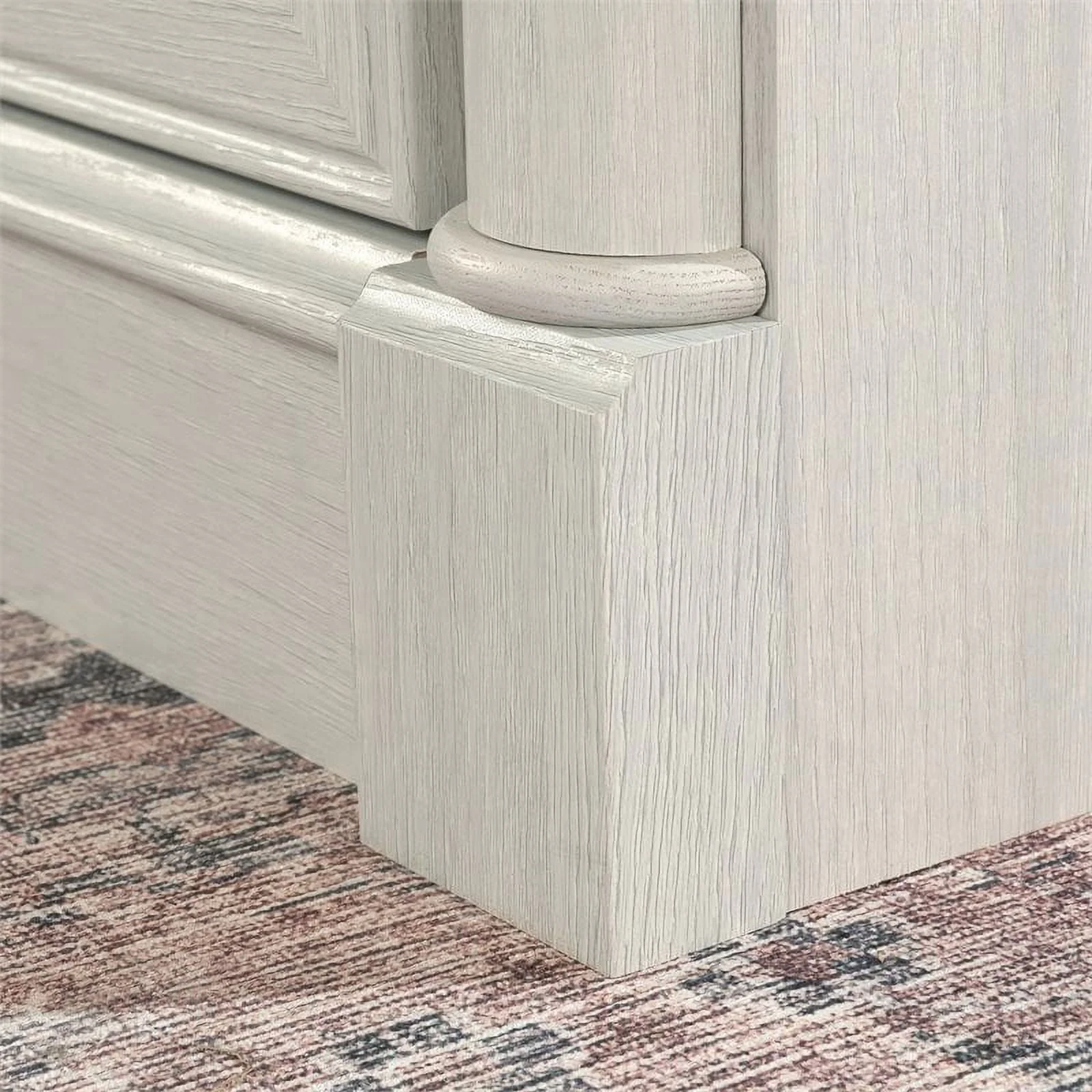 Sauder Palladia Executive Home Office Desk, Glacier Oak Finish