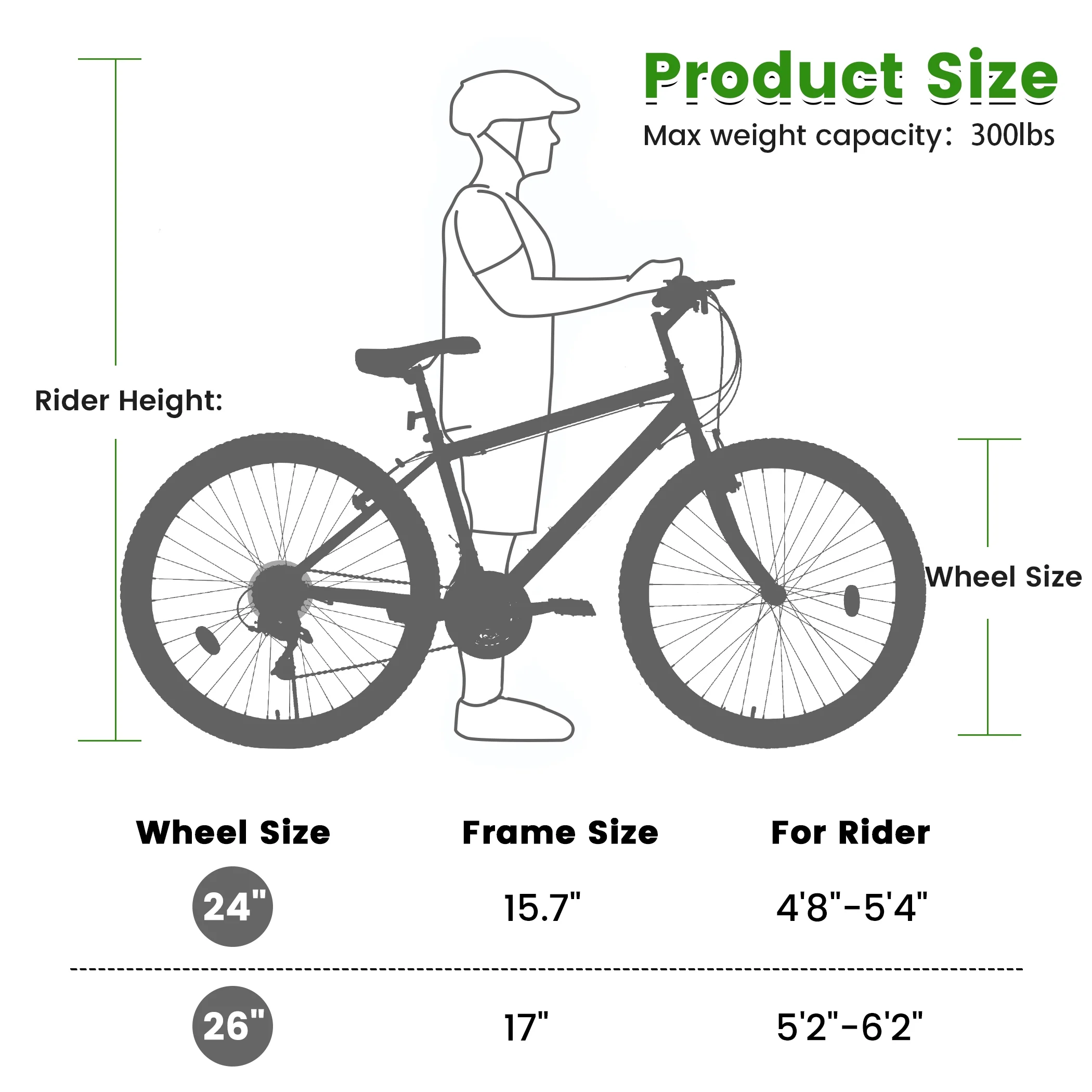 24 Inch Mountain Bike for 10+ Years Old, 21 Speeds Commuter Bike with V Brake and Steel Frame, Rigid Suspension MTB Bicycle for City Trail Beach Snow, Black-Red