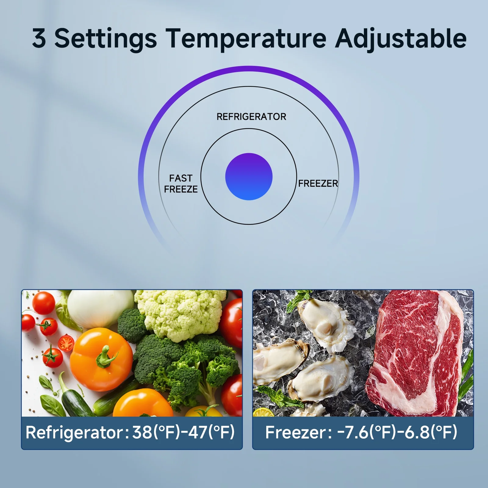 BANGSON Upright Freezer, 7.0 Cu.ft Freestanding Freezer, Convertible Upright Freezer/Refrigerator, Single Door for Kitchen, Office, Apartment, Silver