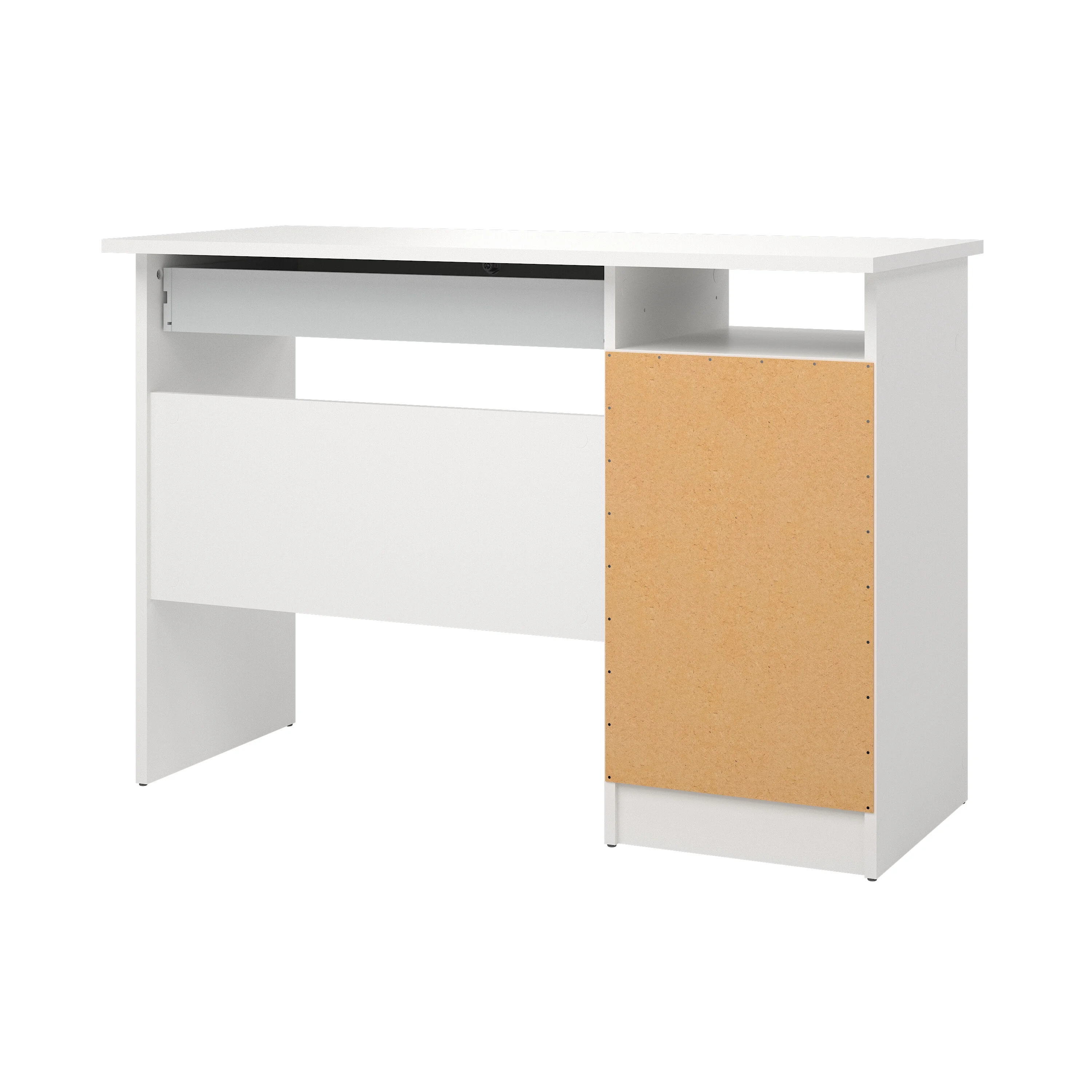 Tvilum Walden 5 Drawer Office Desk with 1 Locking Drawer for Adults, White