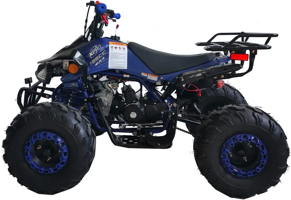 X-Pro Brand New 125cc Gas ATV, Automatic Transmission w/Reverse Remote Control Big 19