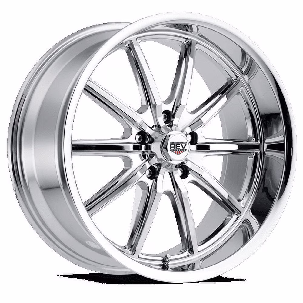 REV Wheels 110C-8806100 110 Series- 18x8 - 4.5 bs - 5x4.75/5x120.65 - Chrome